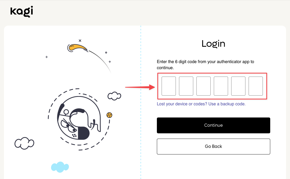 2FA authentication - Login