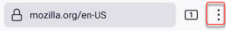 Firefox Android Menu Button