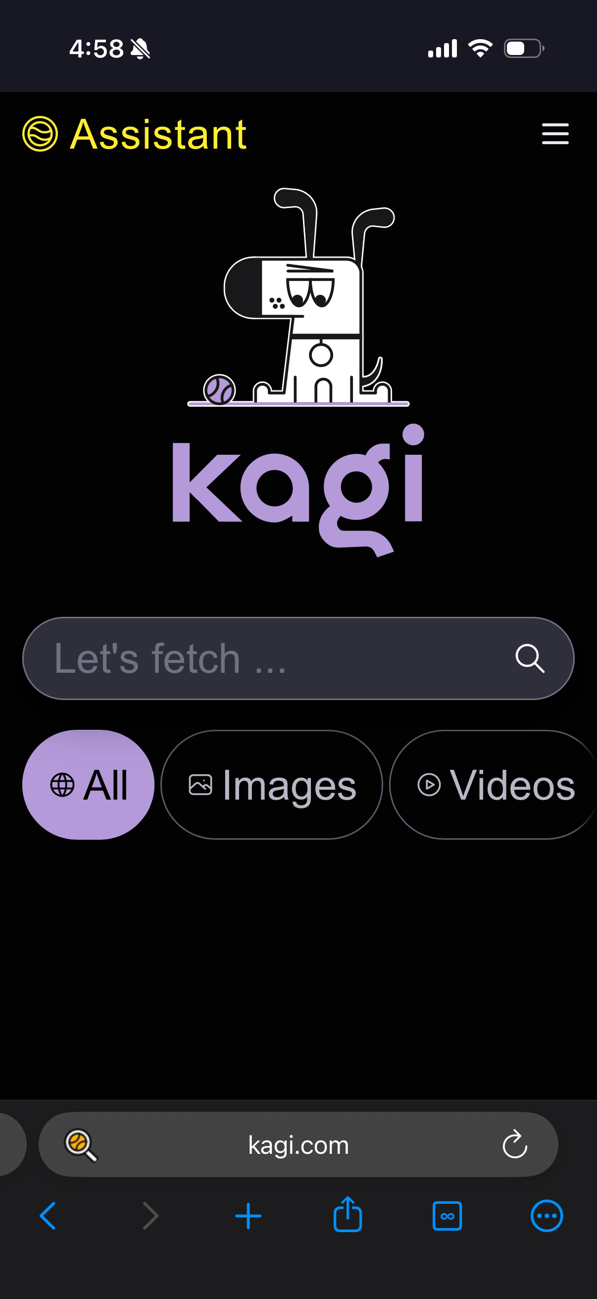 Kagi Catppuccin Mocha Theme