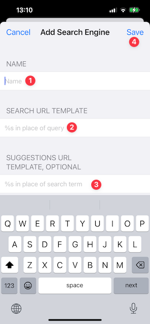 Set iPhone Search Engine Manually 2