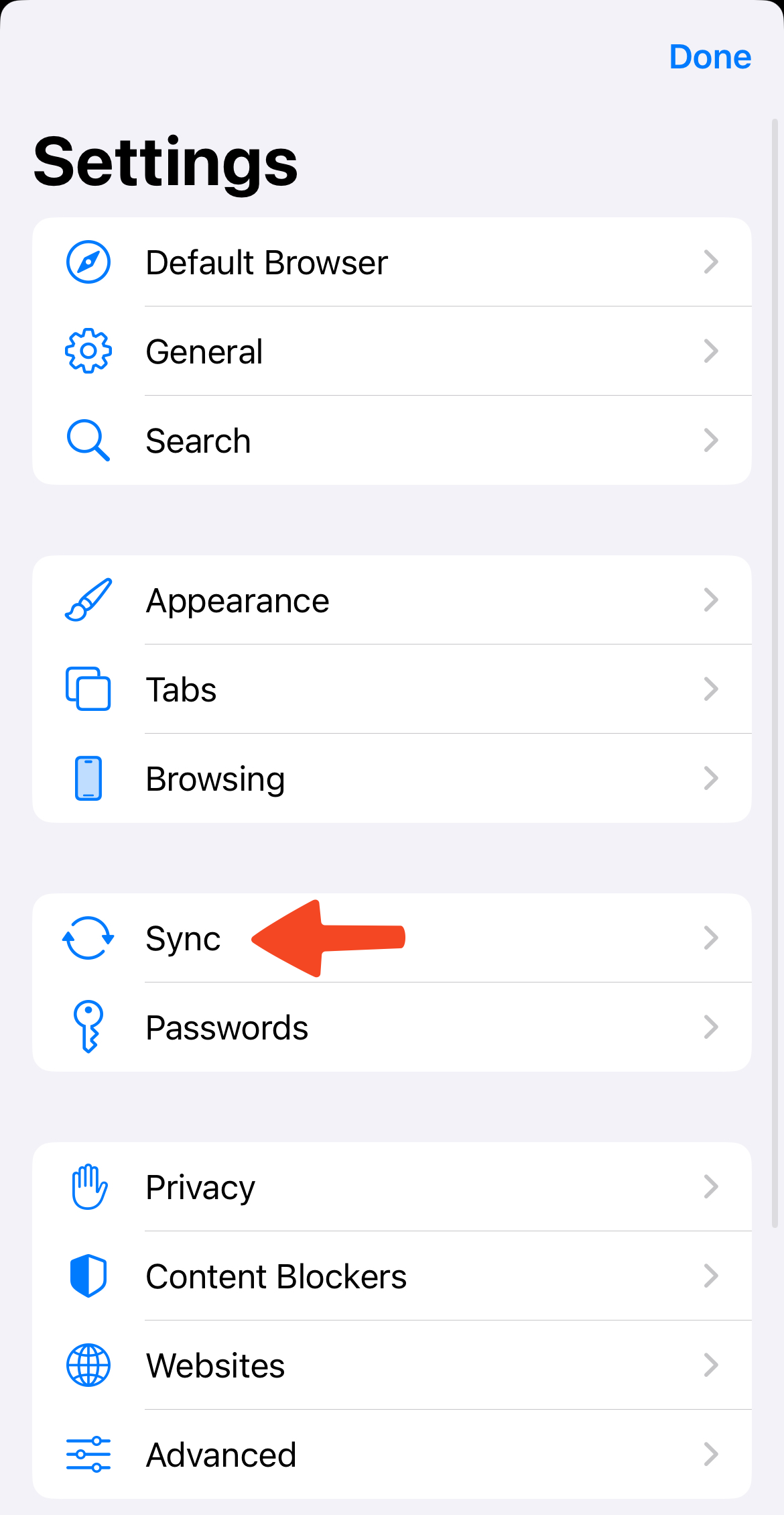 iOS iCloud Settings