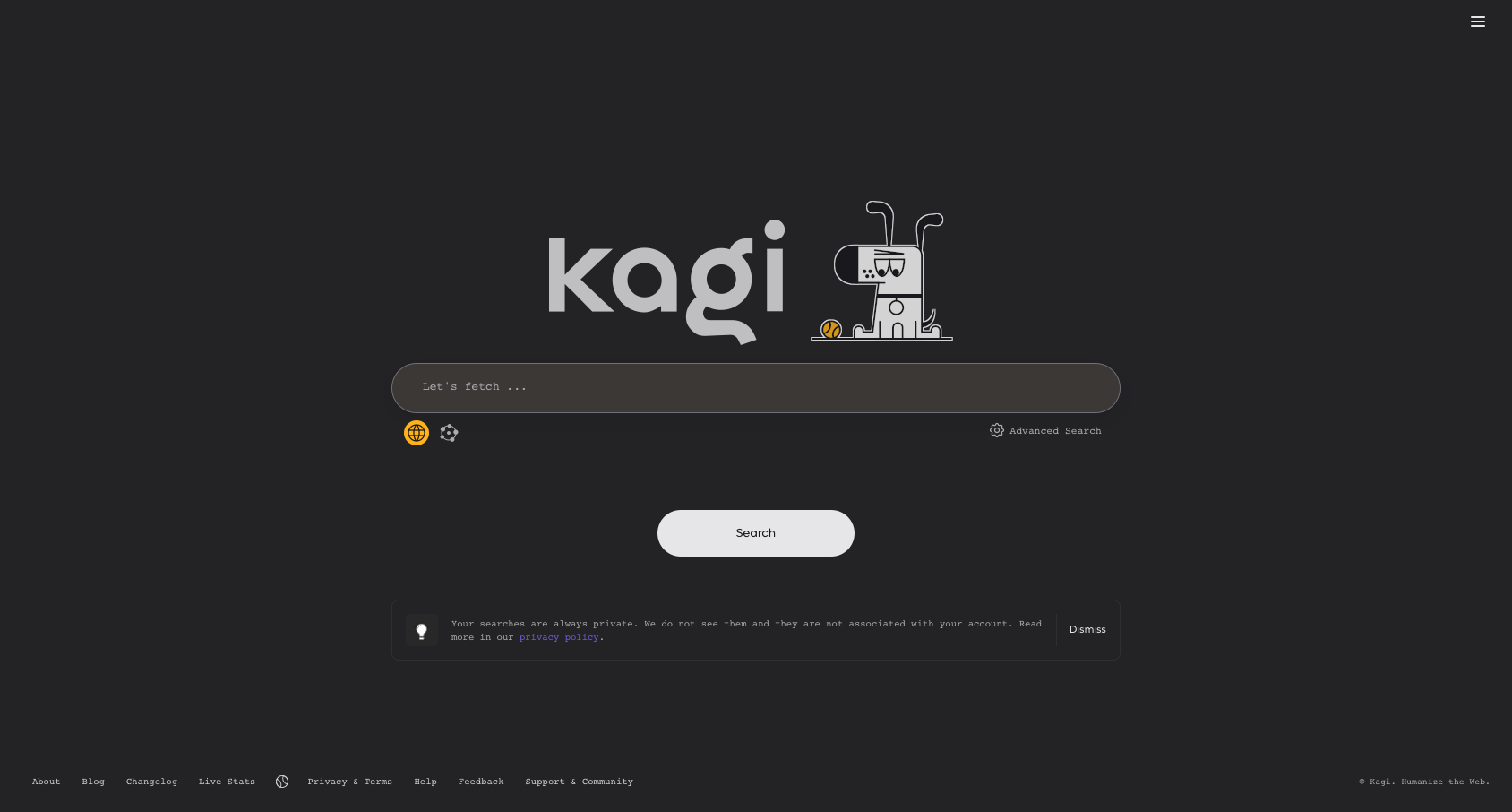 Kagi Gruvbox Dark Theme