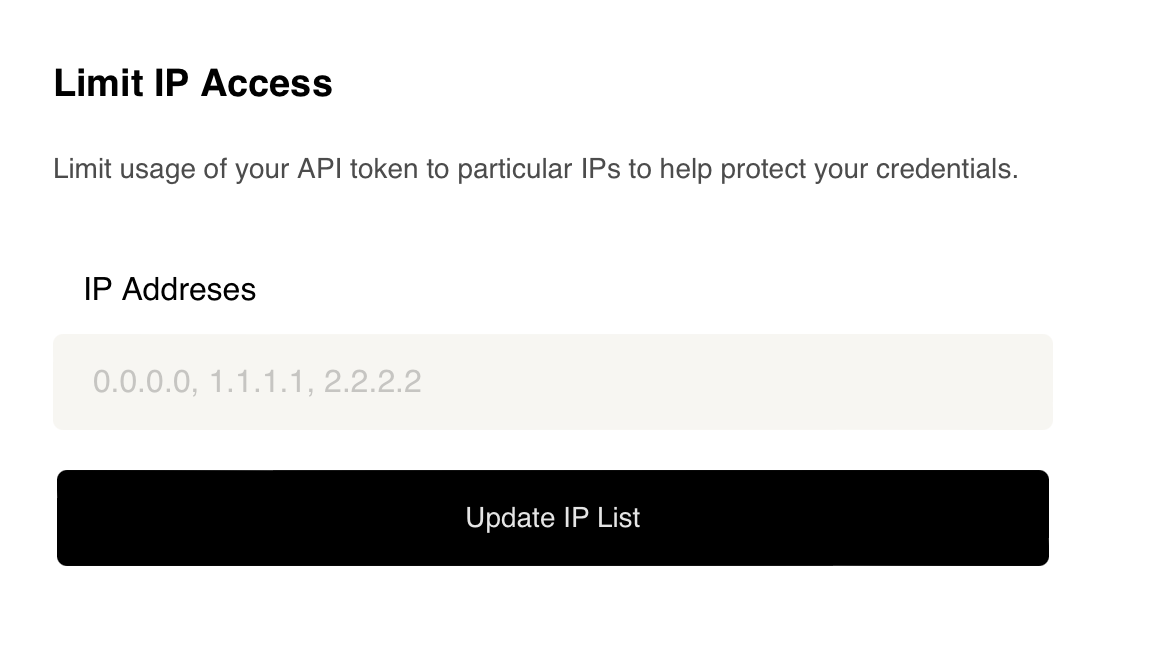 Kagi Search API IPs