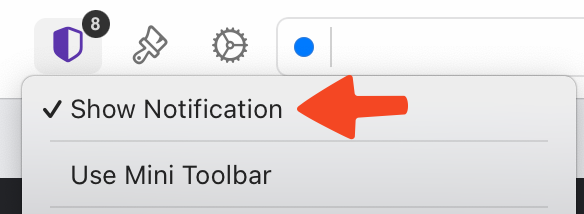 Enabling the Privacy Report Badge