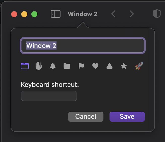 macOS Windows Menu Edit