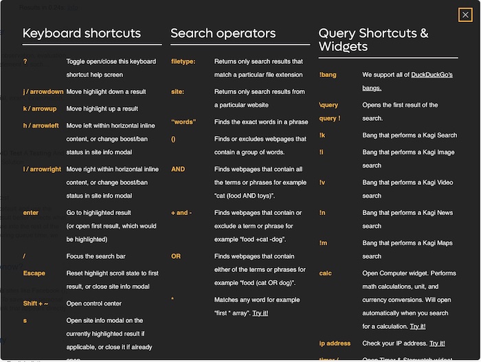 Search Operators