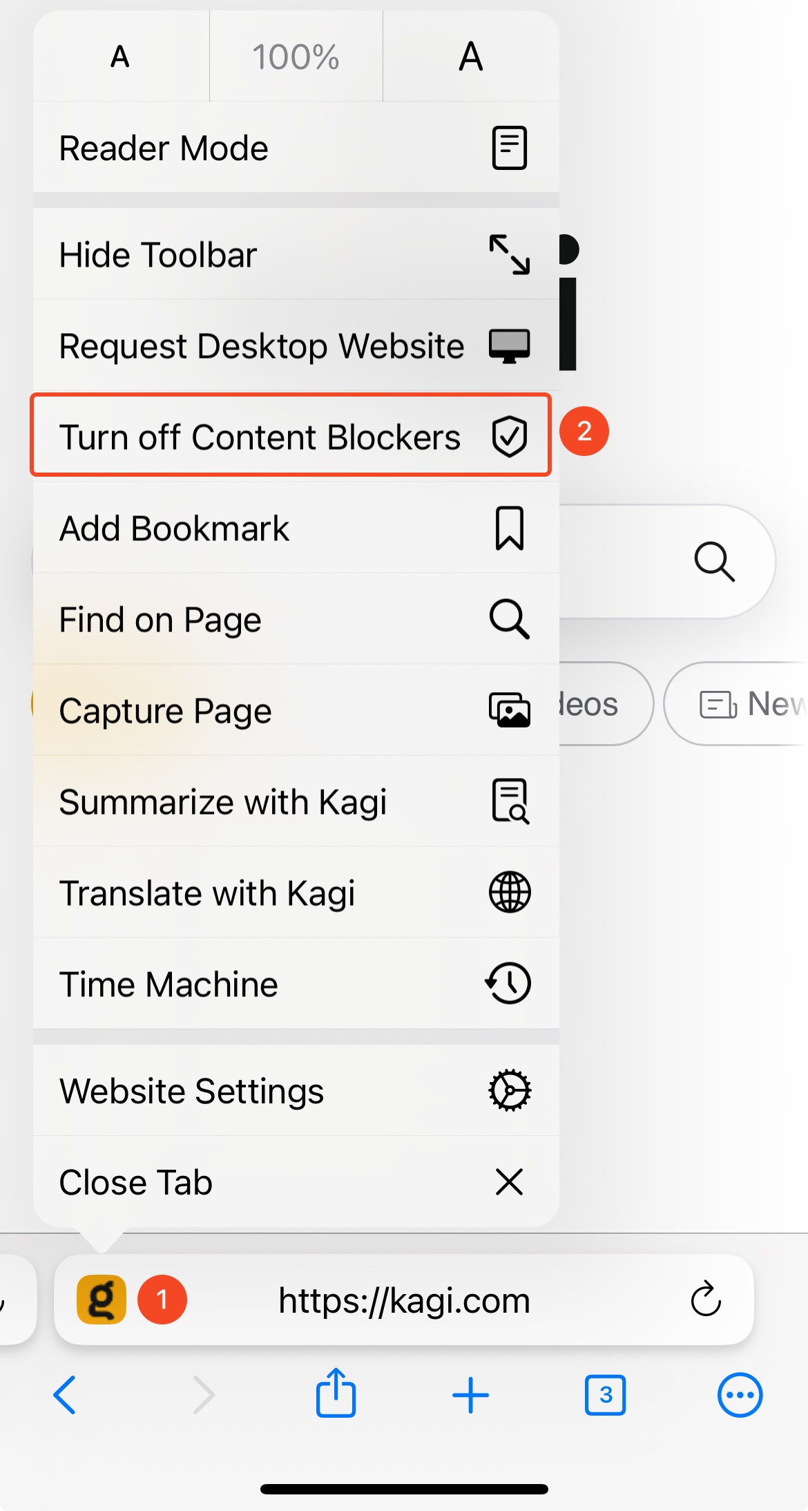 Tracking Prevention Settings
