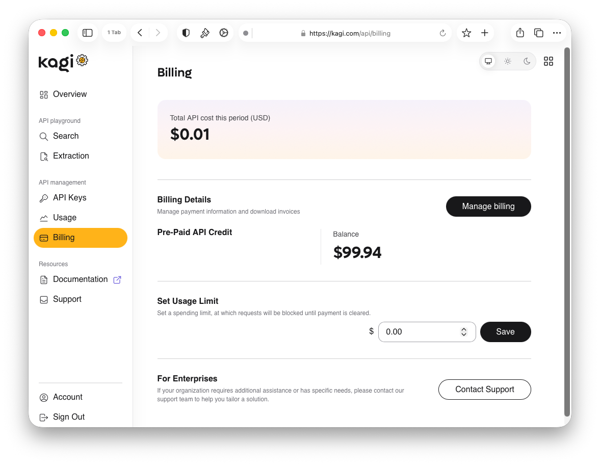 Billing