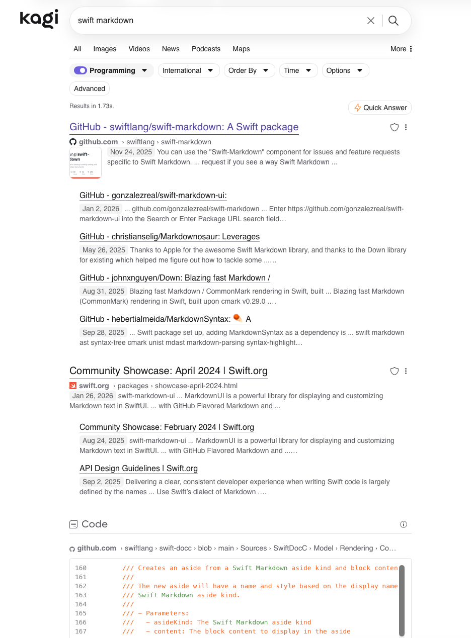 Write Search Code Result