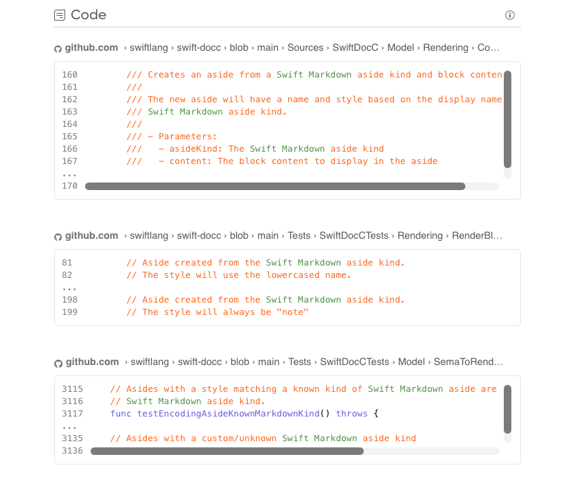 Write Search Code Examples
